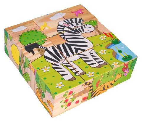 Klocki Drewniane Dla Najmłodszych Edycja Zwierzątka