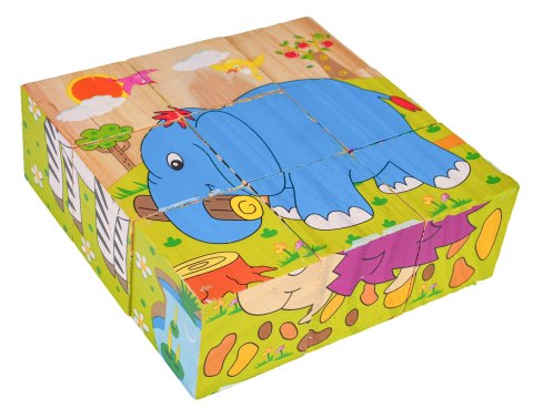 Klocki Drewniane Dla Najmłodszych Edycja Zwierzątka