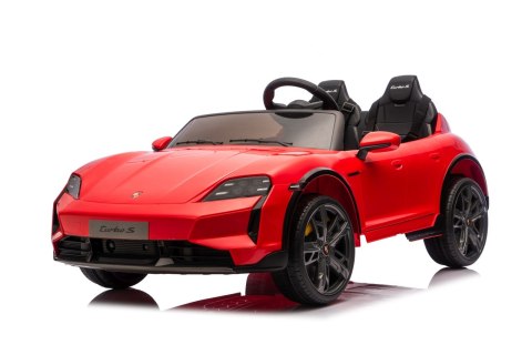 Pojazd Porsche Taycan Turbo S Czerwony