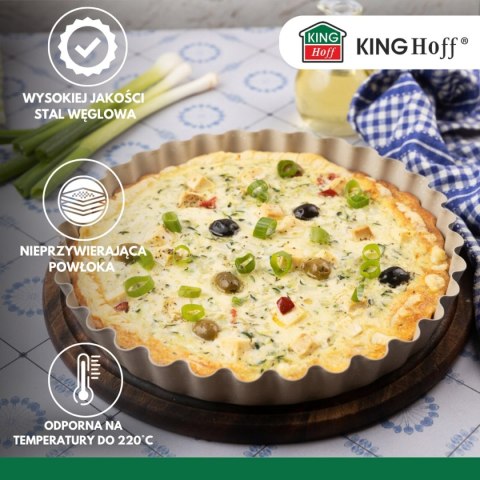 BLACHA FORMA DO TARTY Ø28cm KINGHOFF KH-1958