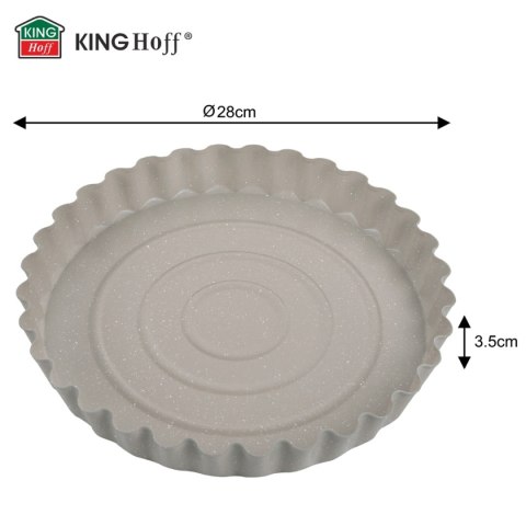 BLACHA FORMA DO TARTY Ø28cm KINGHOFF KH-1958