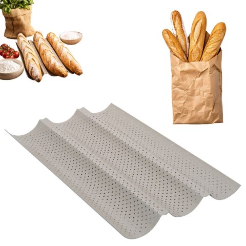 FORMA STALOWA DO BAGIETEK ZAPIEKANEK KINGHOFF KH-1970