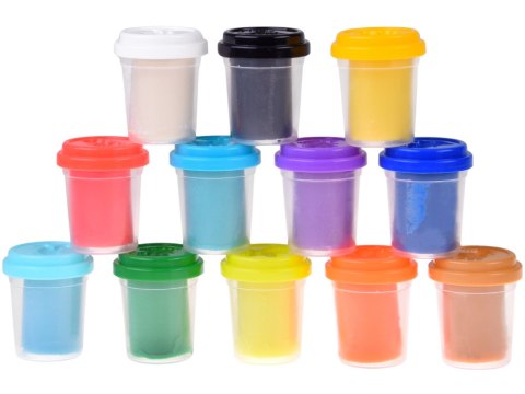 Ciastolina Zestaw plastyczny 12 sztuk kolorowa masa plastyczna ZA5176