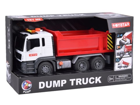 Auto Budowlane WYWROTKA Ruchomy kiper Gumowe koła Dźwięk + światło ZA5225 Auto Budowlane WYWROTKA Ruchomy kiper Gumowe koła Dźwięk + światło ZA5225