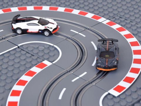 Bugatti Wyścigowy Tor z Klocków 2 Auta na Pilota! Super zabawa RC0664 Bugatti Wyścigowy Tor z Klocków 2 Auta na Pilota! Super zabawa RC0664