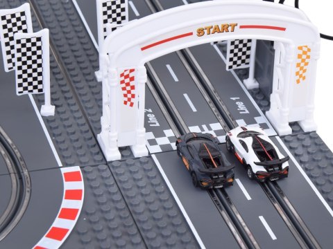 Bugatti Wyścigowy Tor z Klocków 2 Auta na Pilota! Super zabawa RC0664 Bugatti Wyścigowy Tor z Klocków 2 Auta na Pilota! Super zabawa RC0664