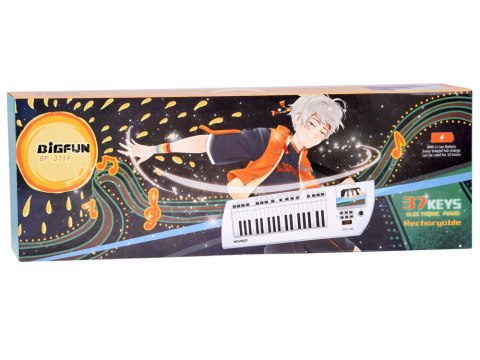 Elektryczne pianino + mikrofon 37 klawiszy Instrument dla dzieci IN0173 Elektryczne pianino + mikrofon 37 klawiszy Instrument dla dzieci IN0173