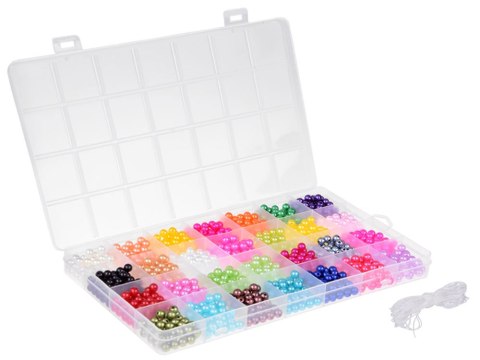 Zestaw Perły Koraliki do robienia Bransoletek Przyjaźni DIY ZA5285 Zestaw Perły Koraliki do robienia Bransoletek Przyjaźni DIY ZA5285