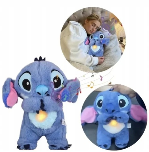 Oddychający Miś Stitch™ - Łagodzi stres i lęk