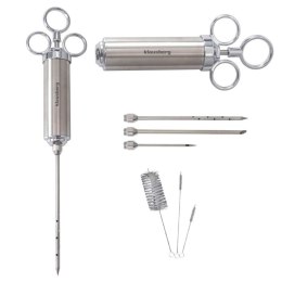 STALOWA NASTRZYKIWARKA 60ml DO PEKLOWANIA MIĘSA KLAUSBERG KB-7842