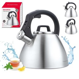 CZAJNIK STALOWY Z GWIZDKIEM 2,5L KLAUSBERG KB-7951