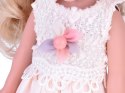 Elegancka Stylowa Lalka w Kapeluszu z Długimi Blond Włosami ZA5314