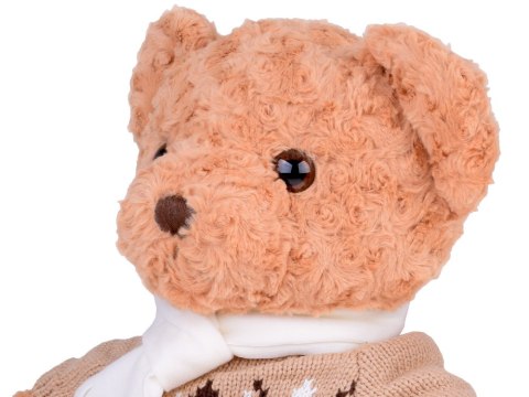 Miś pluszowy mięciutki Niedźwiadek w sweterku i szaliku 60cm ZA5330 Miś pluszowy mięciutki Niedźwiadek w sweterku i szaliku 60cm ZA5330