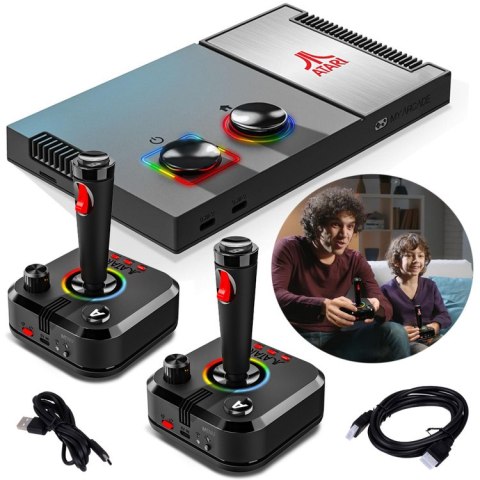 ATARI Kultowa Retro Konsola telewizyjna ponad 200 oryginalnych gier ATARI Kultowa Retro Konsola telewizyjna ponad 200 oryginalnych gier