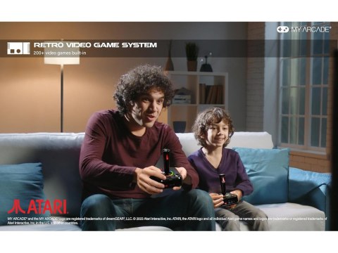 ATARI Kultowa Retro Konsola telewizyjna ponad 200 oryginalnych gier ATARI Kultowa Retro Konsola telewizyjna ponad 200 oryginalnych gier