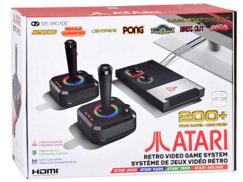 ATARI Kultowa Retro Konsola telewizyjna ponad 200 oryginalnych gier ATARI Kultowa Retro Konsola telewizyjna ponad 200 oryginalnych gier