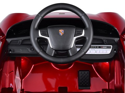 Autko elektryczne na akumulator czerwone Porsche RUF CTR3 + pilot PA0327