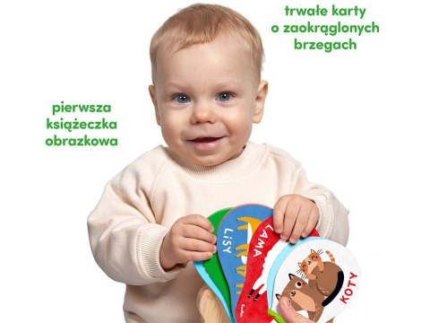 CzuCzu Moje pierwsze słowa 12m+ książeczka na kółeczku ZA5551 CzuCzu Moje pierwsze słowa 12m+ książeczka na kółeczku ZA5551