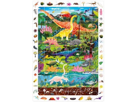 CzuCzu Obserwacyjne puzzle Dinozaury 60 elementów plakat edukacyjny ZA5559 CzuCzu Obserwacyjne puzzle Dinozaury 60 elementów plakat edukacyjny ZA5559