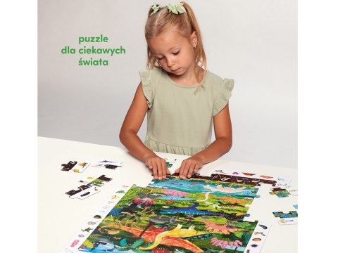 CzuCzu Obserwacyjne puzzle Dinozaury 60 elementów plakat edukacyjny ZA5559 CzuCzu Obserwacyjne puzzle Dinozaury 60 elementów plakat edukacyjny ZA5559