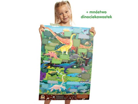 CzuCzu Obserwacyjne puzzle Dinozaury 60 elementów plakat edukacyjny ZA5559 CzuCzu Obserwacyjne puzzle Dinozaury 60 elementów plakat edukacyjny ZA5559