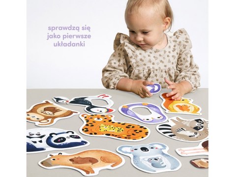 CzuCzu Pierwsze puzzle Mama i ja 18 mies.+ 22 elementy zwierzątka ZA5557