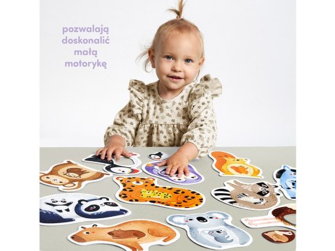 CzuCzu Pierwsze puzzle Mama i ja 18 mies.+ 22 elementy zwierzątka ZA5557