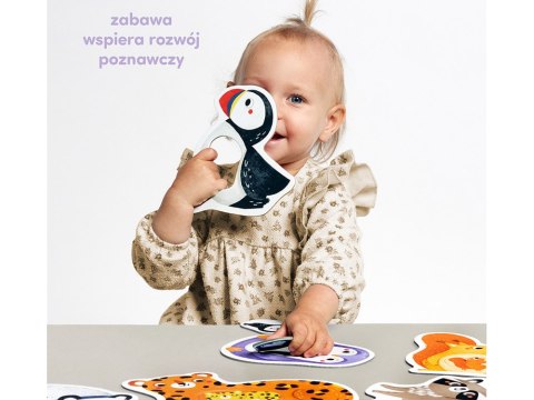 CzuCzu Pierwsze puzzle Mama i ja 18 mies.+ 22 elementy zwierzątka ZA5557
