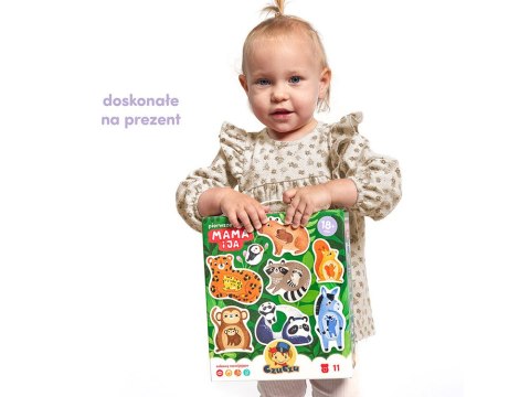 CzuCzu Pierwsze puzzle Mama i ja 18 mies.+ 22 elementy zwierzątka ZA5557