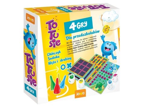 Jawa Gra planszowa dla przedszkolaków TOTUsie - 4 gry GR0715