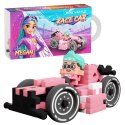 Marioinex Klocki mini waffle różowe auto 50 el + figurka ZA5524