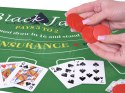 Zestaw Gra karciana 2w1 Poker i BlackJack Żetony + karty + plansza GR0706
