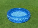Bestway Dmuchany basen BOHEMIAN BLUE + 2 uchwyty na kubek 168x53cm 54479