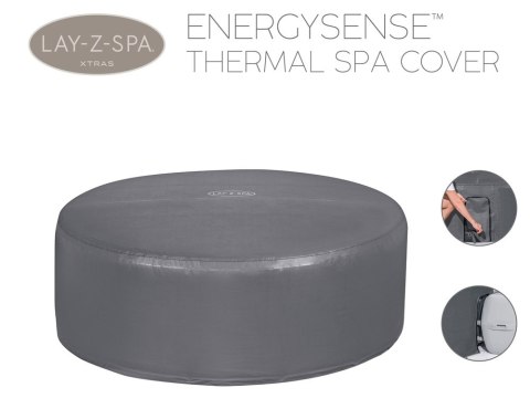 Bestway ENEGYSENSE Pokrywa termiczna pokrowiec do Lay-Z-Spa 196cm 60318 Bestway ENEGYSENSE Pokrywa termiczna pokrowiec do Lay-Z-Spa 196cm 60318