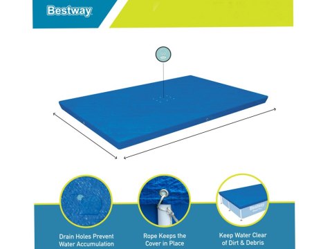 Bestway Plandeka Pokrywa na basen 221x150cm 58103