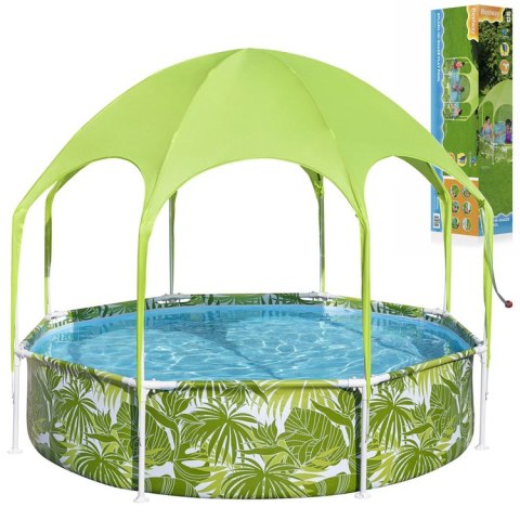 Bestway basen stelażowy 244x51 cm z daszkiem 56432