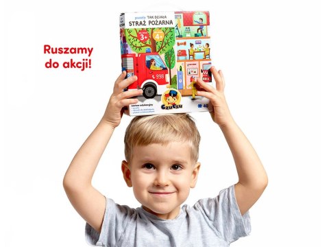 CzuCzu Puzzle Tak działa Straż pożarna 40 ele + plakat edukacyjny ZA5626 CzuCzu Puzzle Tak działa Straż pożarna 40 ele + plakat edukacyjny ZA5626