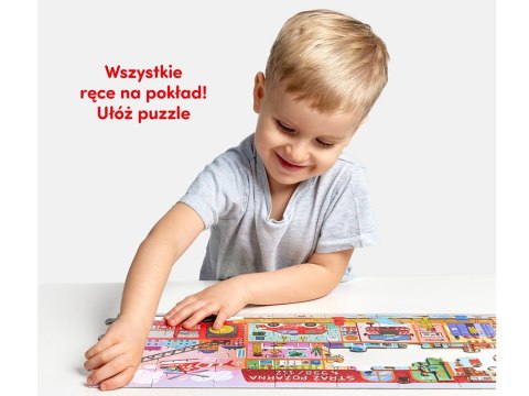 CzuCzu Puzzle Tak działa Straż pożarna 40 ele + plakat edukacyjny ZA5626 CzuCzu Puzzle Tak działa Straż pożarna 40 ele + plakat edukacyjny ZA5626