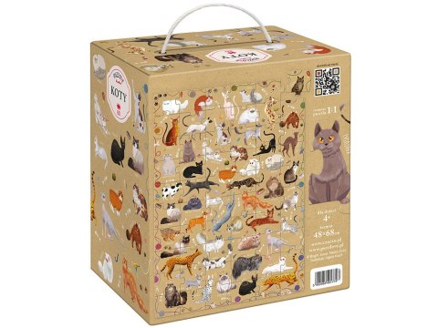CzuCzu Puzzlove Duże puzzle KOTY 60 elementów ZA5618