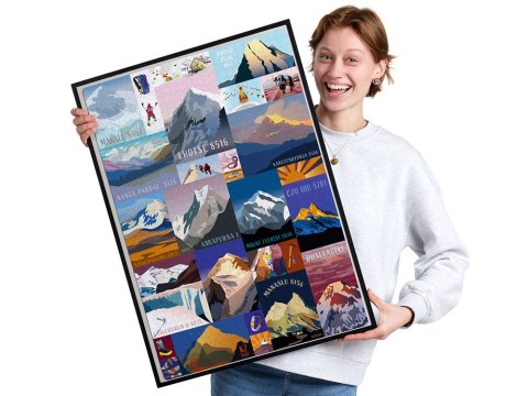 CzuCzu Puzzlove Puzzle Góry 8000 m n.p.m. 1000 elementów ZA5623