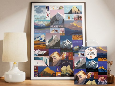 CzuCzu Puzzlove Puzzle Góry 8000 m n.p.m. 1000 elementów ZA5623