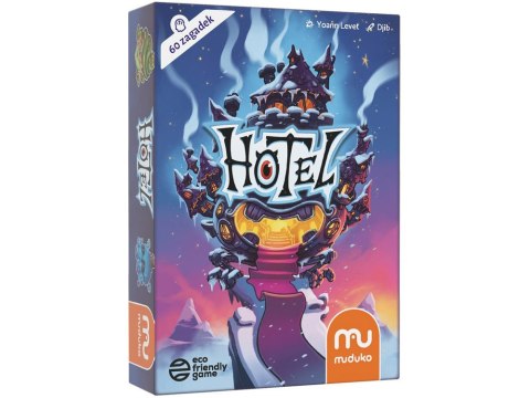 Muduko Gra Hotel: 60 zagadek - gra z kartami i piętrami GR0738 Muduko Gra Hotel: 60 zagadek - gra z kartami i piętrami GR0738