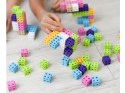 Kolorowe Klocki Cube Pink Meli 100elementów ZA5667