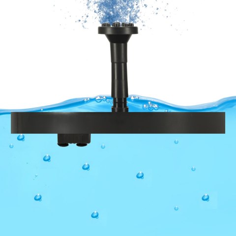 Fontanna solarna do oczka wodnego stawu do ogrodu pompa pływająca ogrodowa 16cm