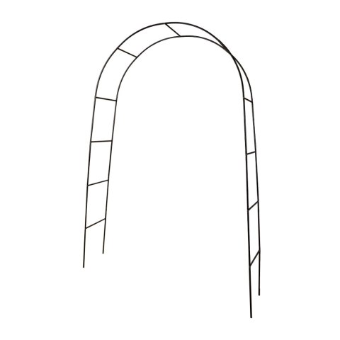 Pergola ogrodowa łuk uchwyt na róże kwiaty bluszcz pnącza metalowa 240 x 140 cm