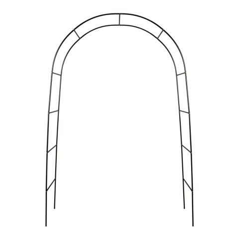 Pergola ogrodowa łuk uchwyt na róże kwiaty bluszcz pnącza metalowa 240 x 140 cm