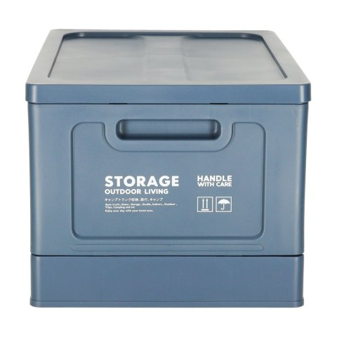 Pudełko campingowe skrzynka organizer do bagażnika skrzynia 25l granat