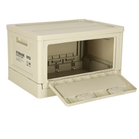 Pudełko campingowe skrzynka organizer do bagażnika skrzynia 25l szare