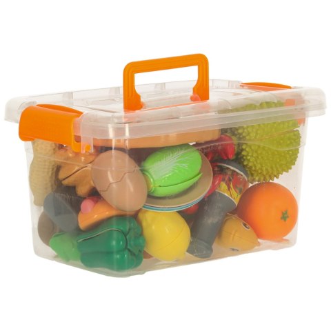 Warzywa owoce jedzenie do nauki krojenia pizza hamburger na rzep rzepy 36el.