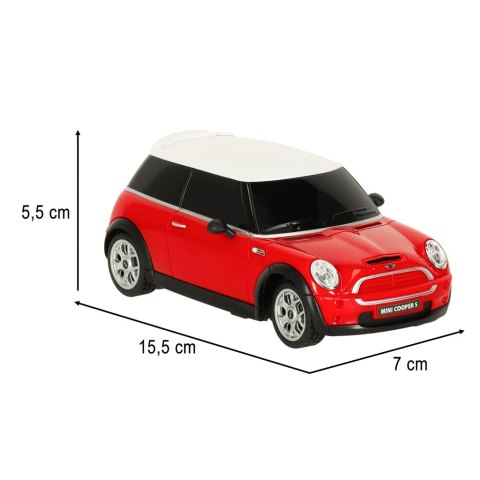 Samochód zdalnie sterowany Rastar 15000 MINI Cooper S 1:24 czerwony